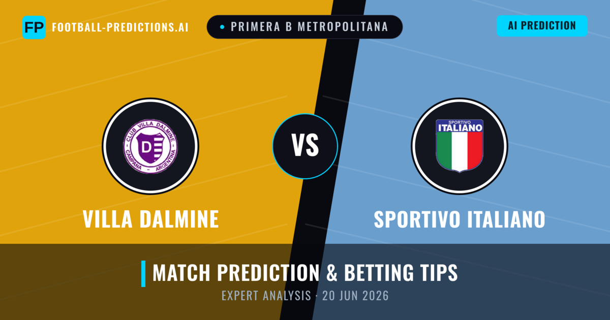 Villa Dalmine vs Sportivo Italiano — match prediction & preview