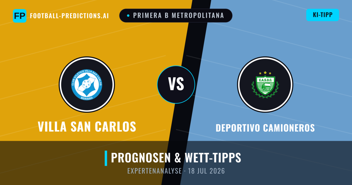 Villa San Carlos vs Deportivo Camioneros — Prognose und Spielvorschau