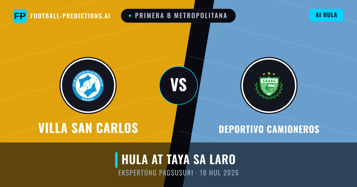 Villa San Carlos vs Deportivo Camioneros — hula at preview ng laban