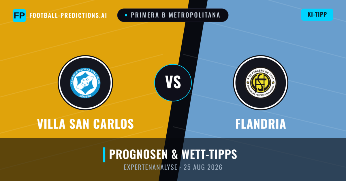 Villa San Carlos vs Flandria — Prognose und Spielvorschau