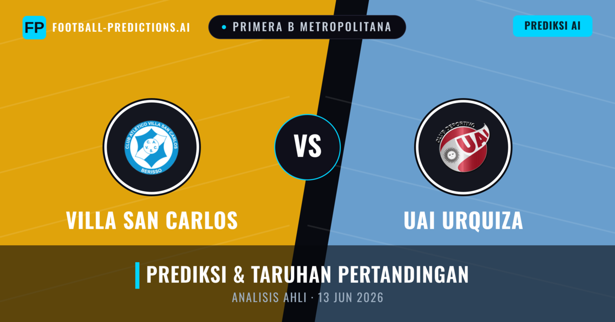 Villa San Carlos vs UAI Urquiza — prediksi dan pratinjau pertandingan