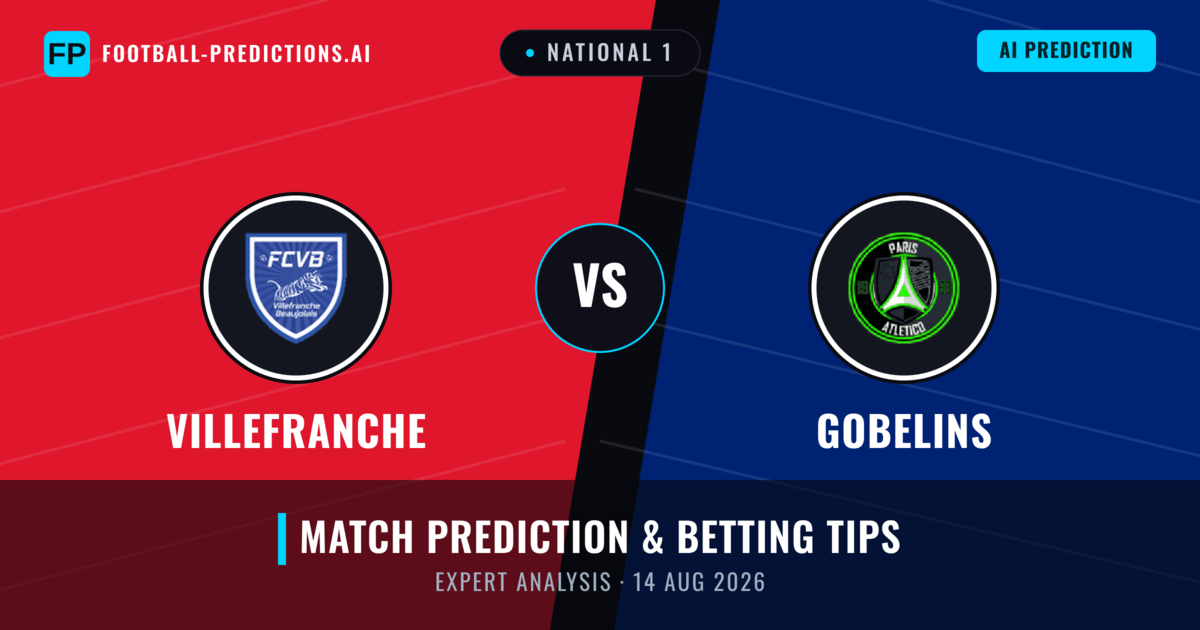 Villefranche vs Gobelins — match prediction & preview