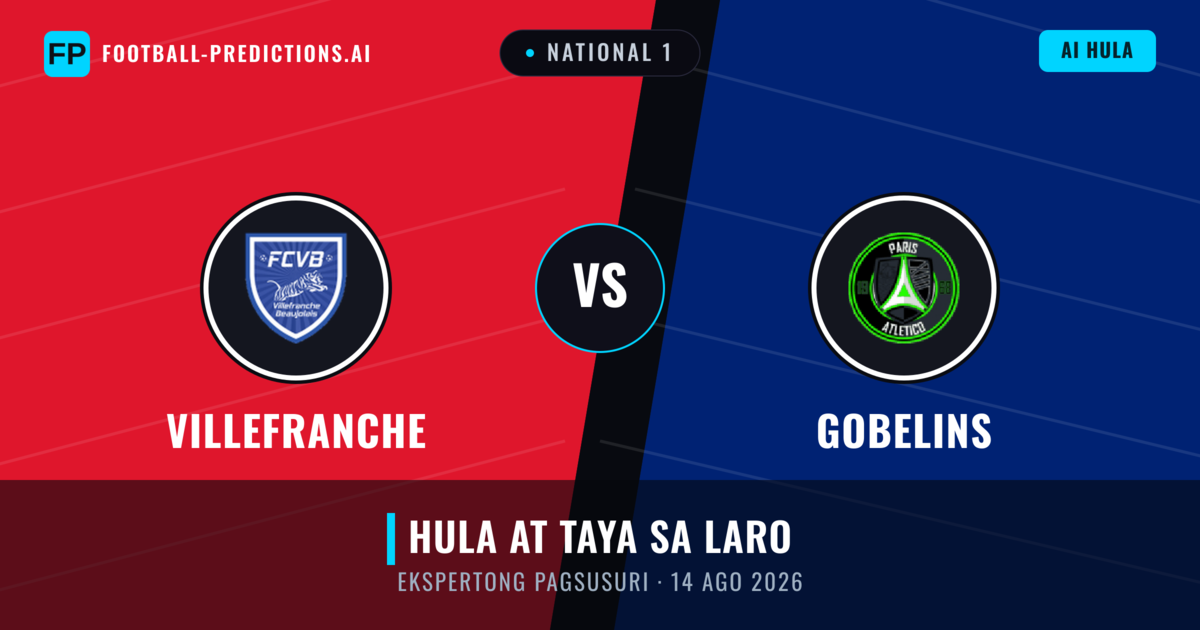 Villefranche vs Gobelins — hula at preview ng laban