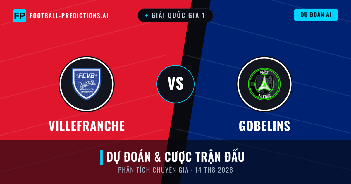 Villefranche vs Gobelins — dự đoán và xem trước trận đấu
