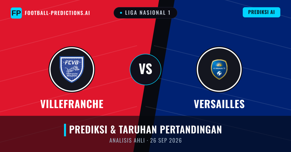 Villefranche vs Versailles — prediksi dan pratinjau pertandingan