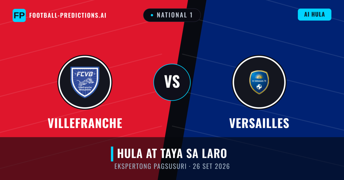 Villefranche vs Versailles — hula at preview ng laban