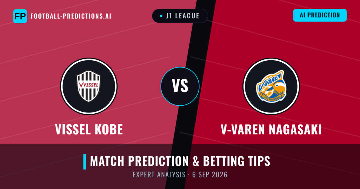 Vissel Kobe vs V-varen Nagasaki — match prediction & preview