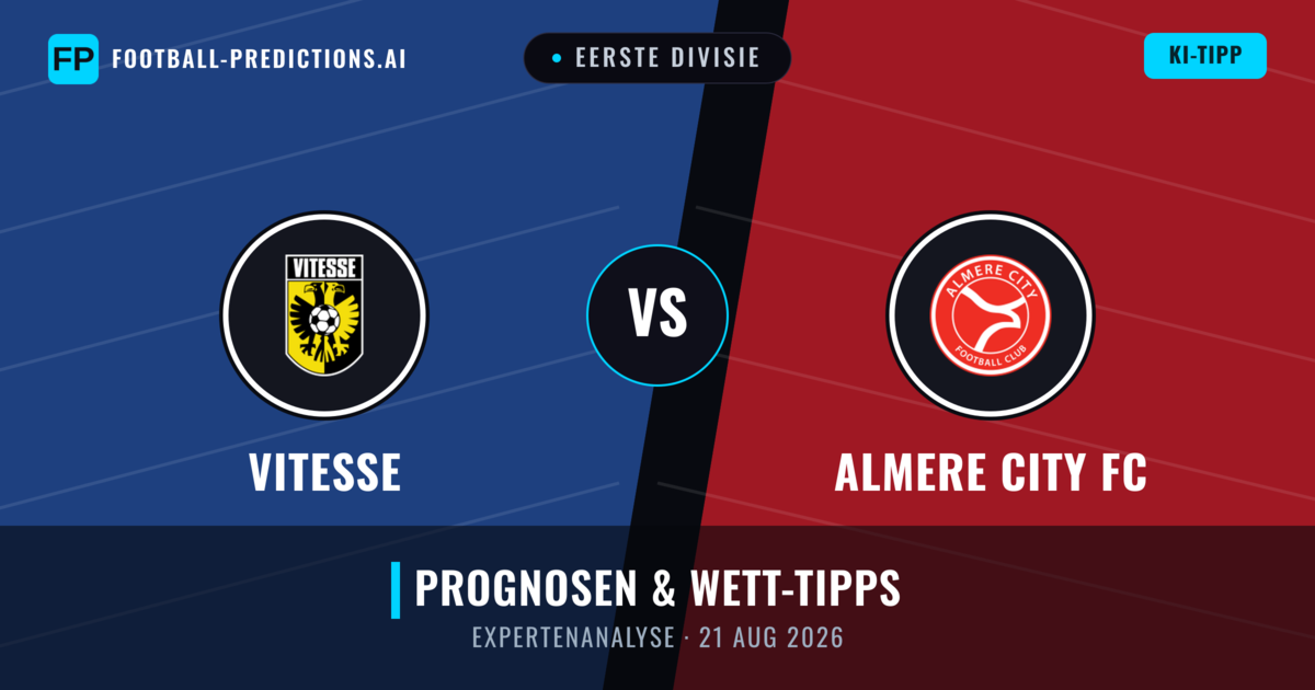Vitesse vs Almere City FC — Prognose und Spielvorschau