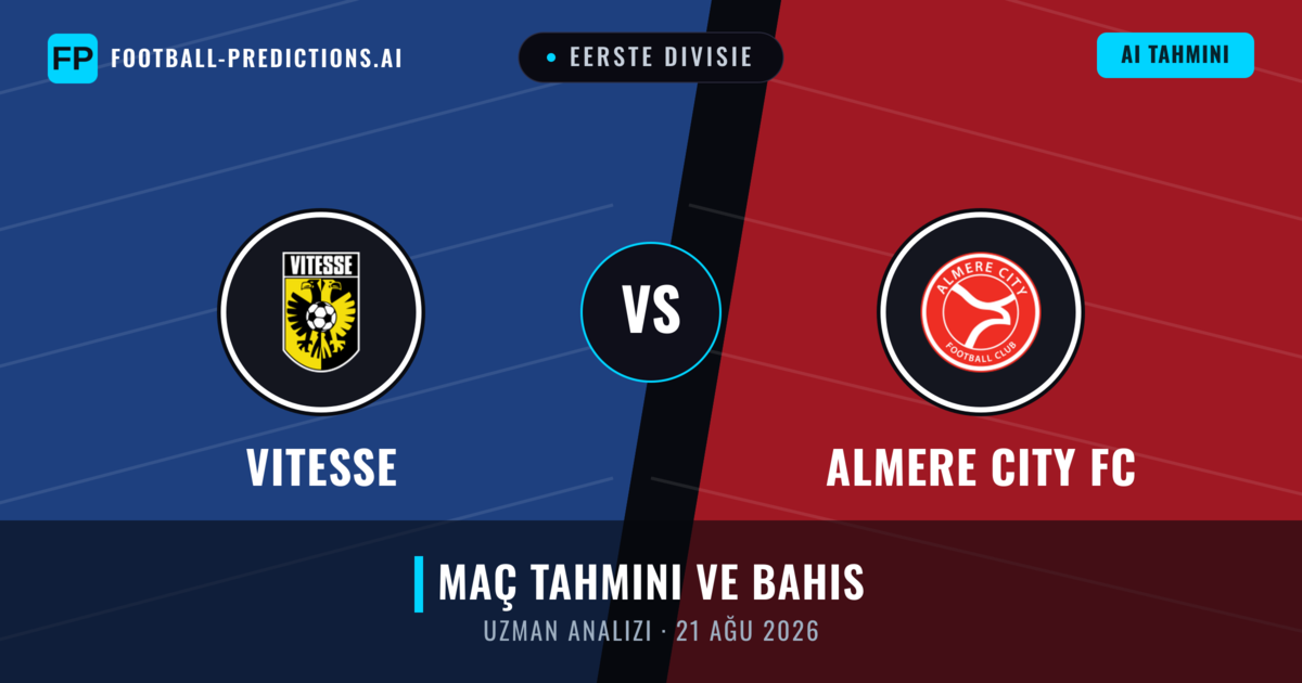 Vitesse - Almere City FC — maç tahmini ve önizleme