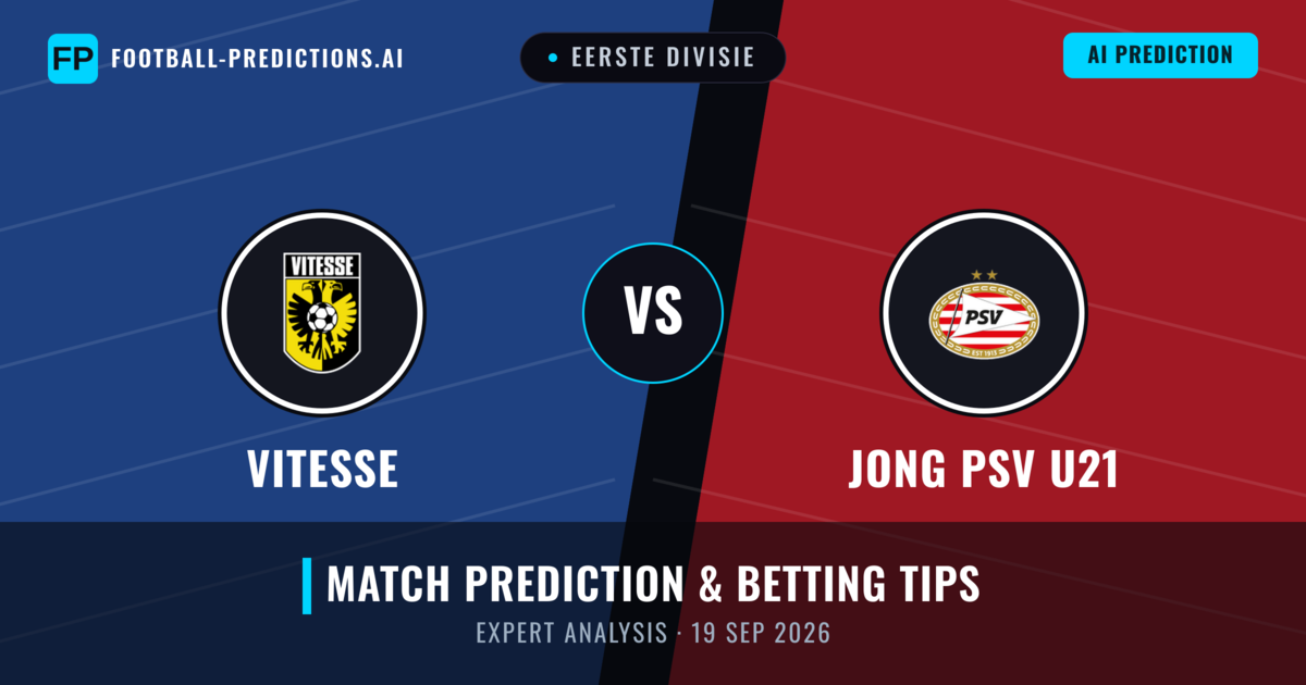 Vitesse vs Jong PSV U21 — match prediction & preview