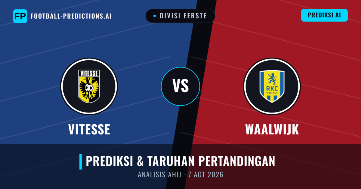 Vitesse vs Waalwijk — prediksi dan pratinjau pertandingan