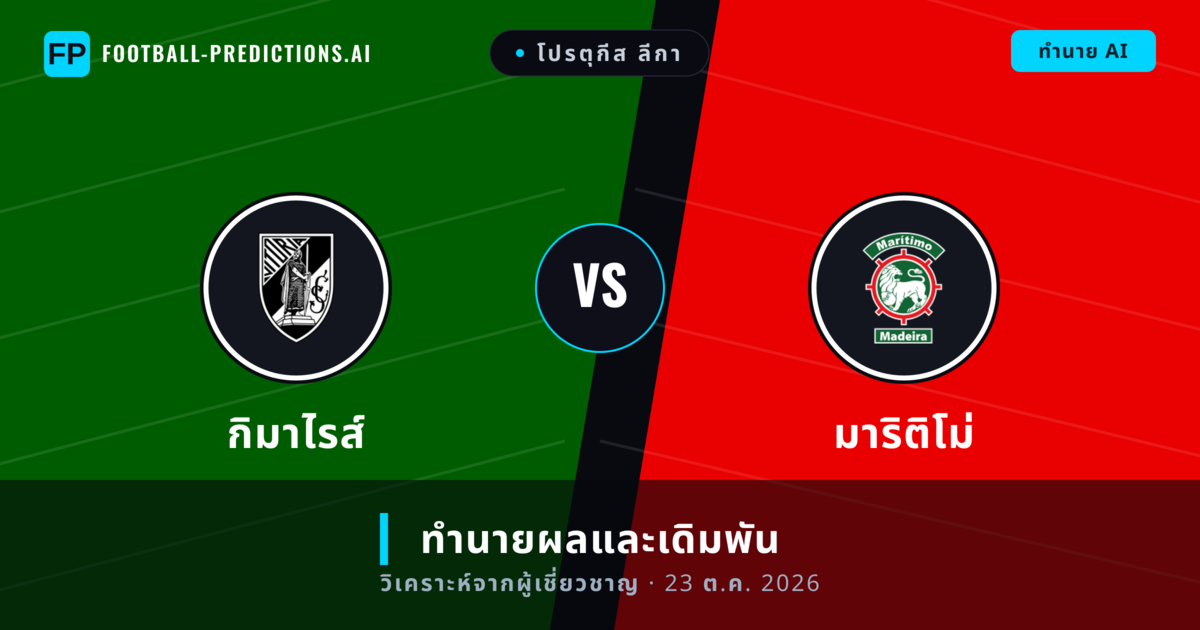 กิมาไรส์ พบ มาริติโม่ — ทำนายผลและพรีวิวการแข่งขัน