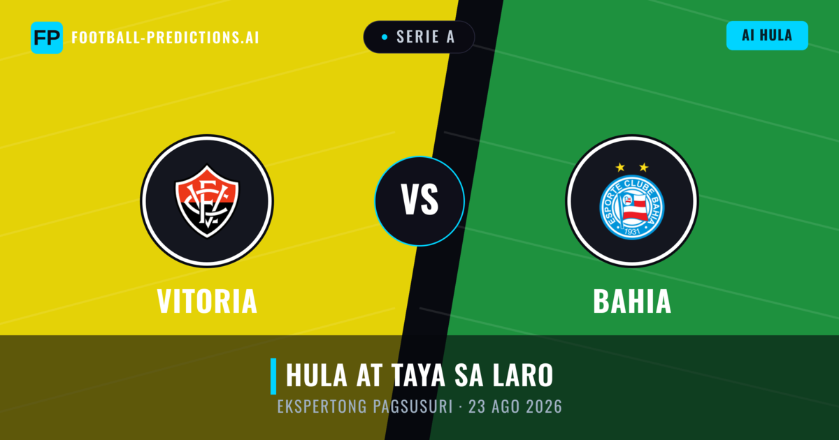 Vitoria vs Bahia — hula at preview ng laban