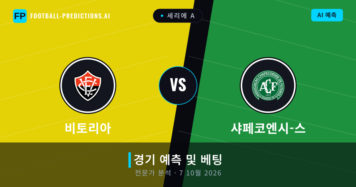 비토리아 대 샤페코엔시-스 — 경기 예측 및 프리뷰