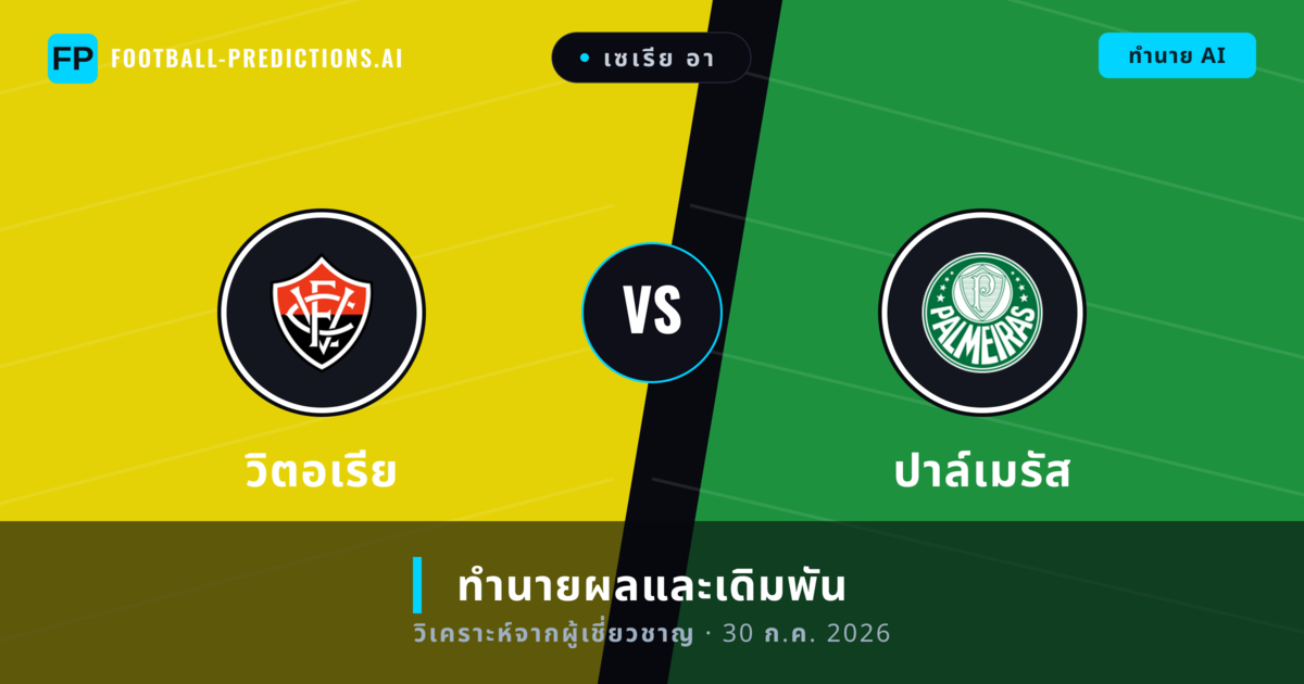 วิตอเรีย พบ ปาล์เมรัส — ทำนายผลและพรีวิวการแข่งขัน