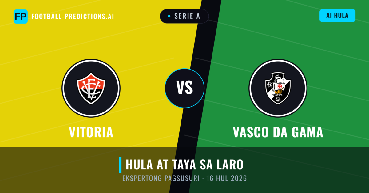 Vitoria vs Vasco da Gama — hula at preview ng laban