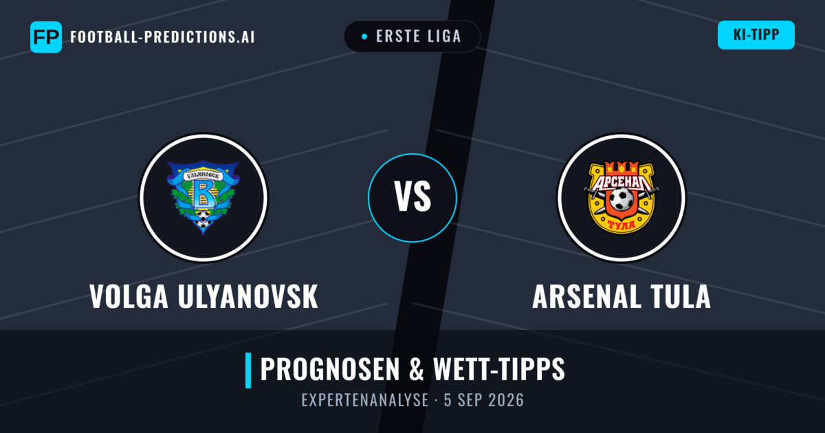 Volga Ulyanovsk vs Arsenal Tula — Prognose und Spielvorschau