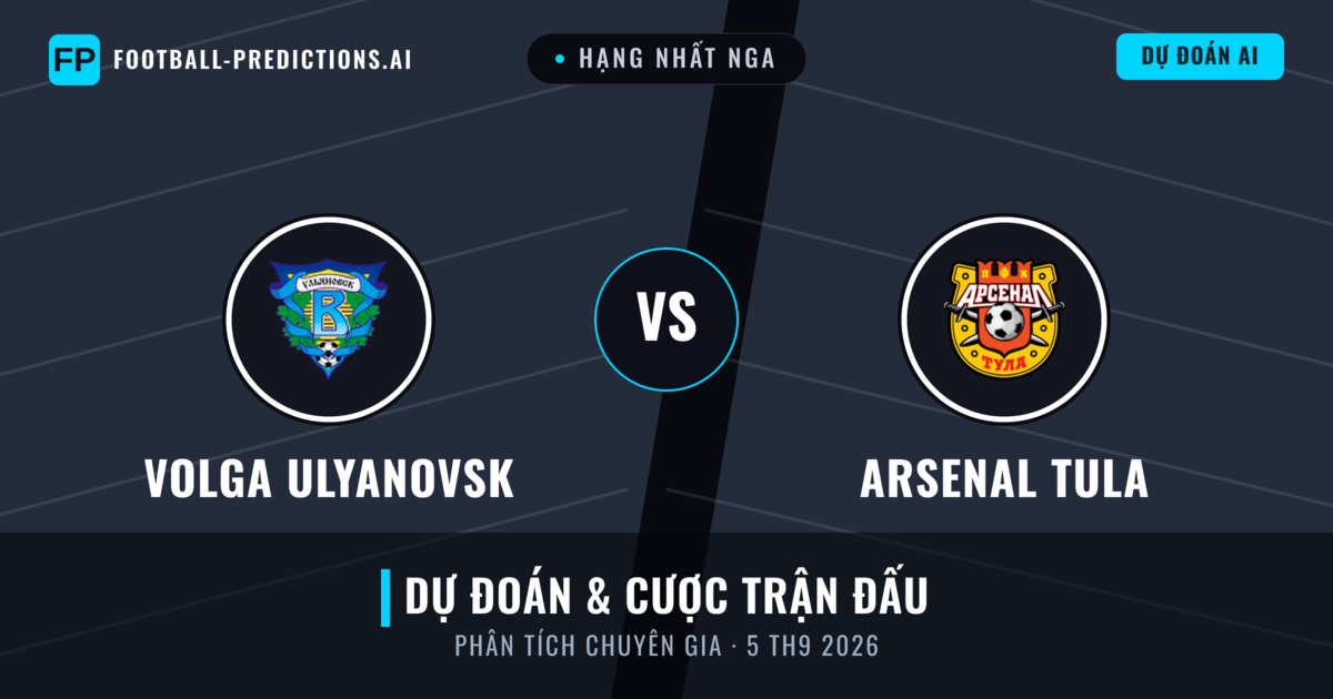 Volga Ulyanovsk vs Arsenal Tula — dự đoán và xem trước trận đấu