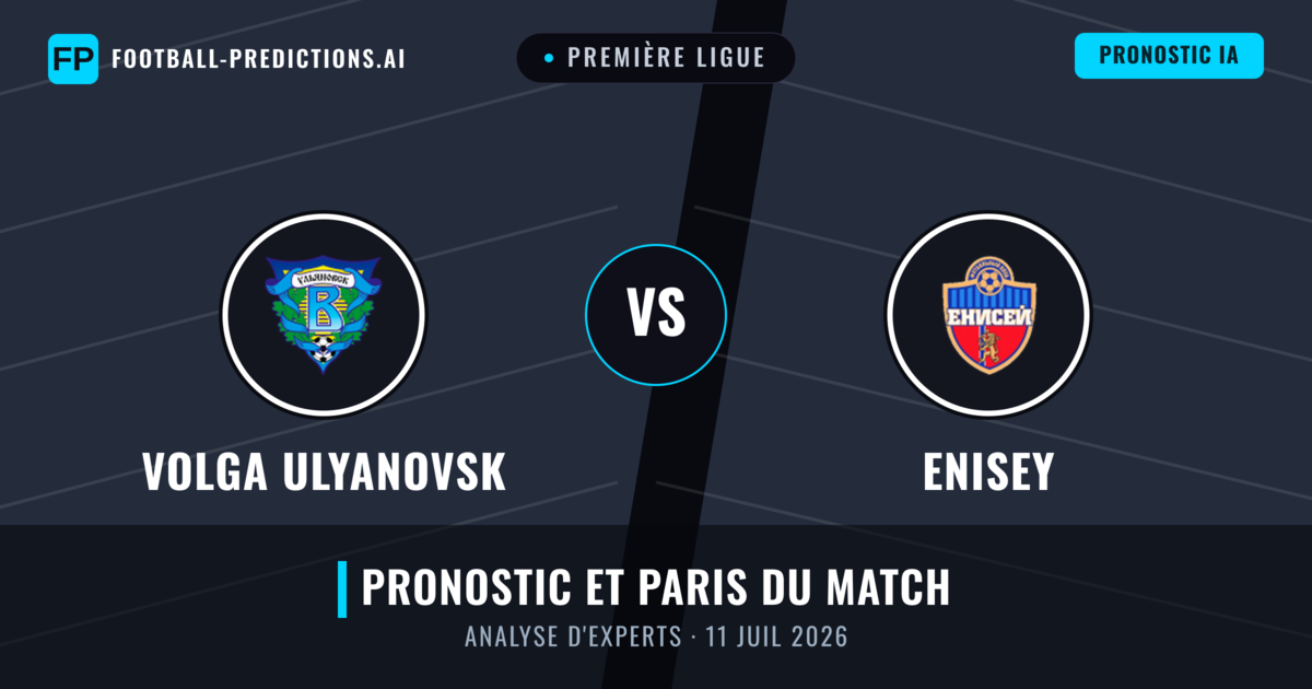 Volga Ulyanovsk vs Enisey — pronostic et avant-match