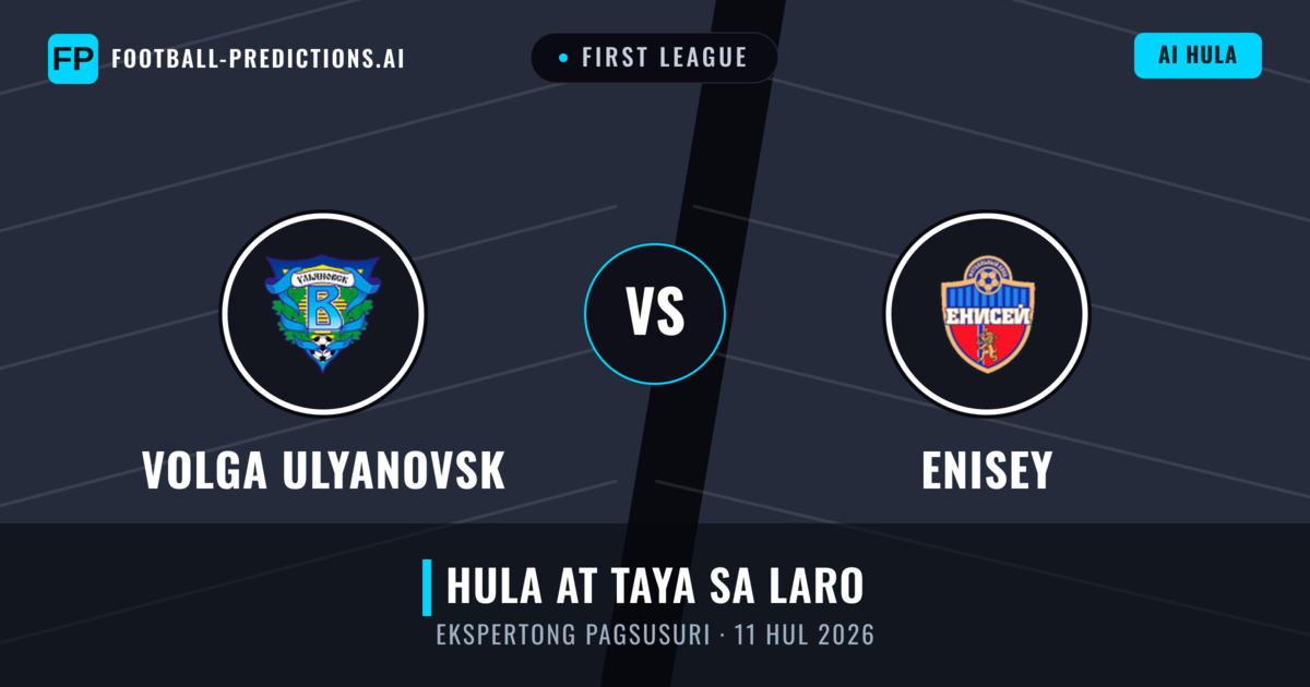 Volga Ulyanovsk vs Enisey — hula at preview ng laban