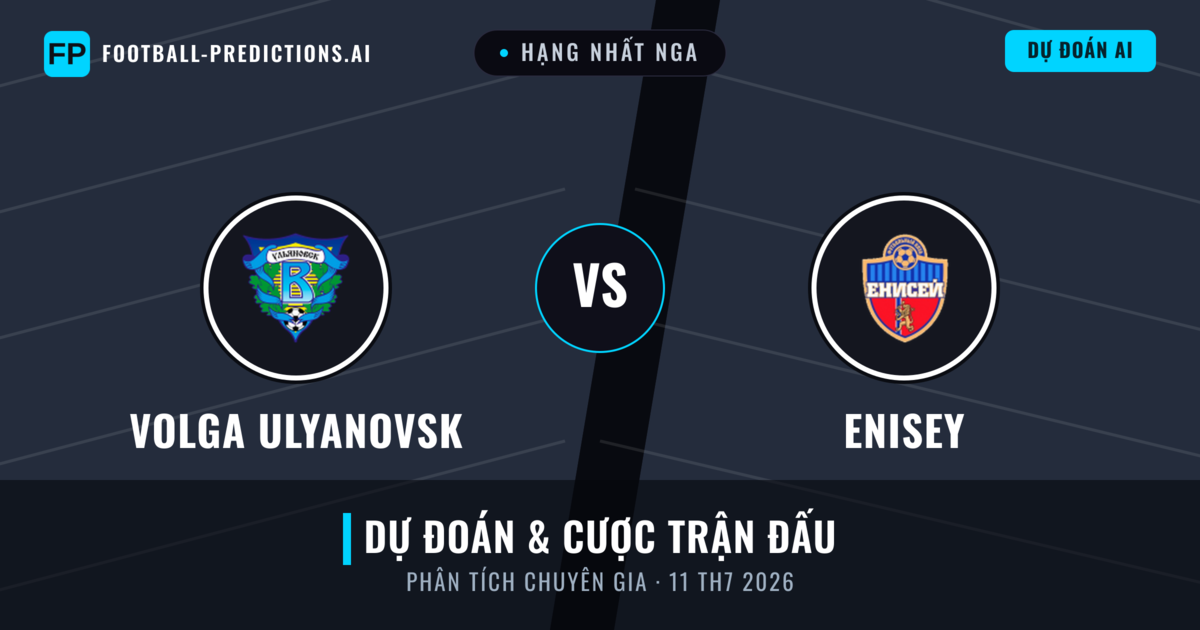 Volga Ulyanovsk vs Enisey — dự đoán và xem trước trận đấu