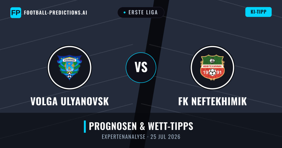Volga Ulyanovsk vs FK Neftekhimik — Prognose und Spielvorschau