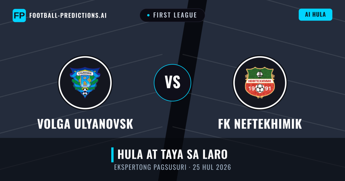 Volga Ulyanovsk vs FK Neftekhimik — hula at preview ng laban