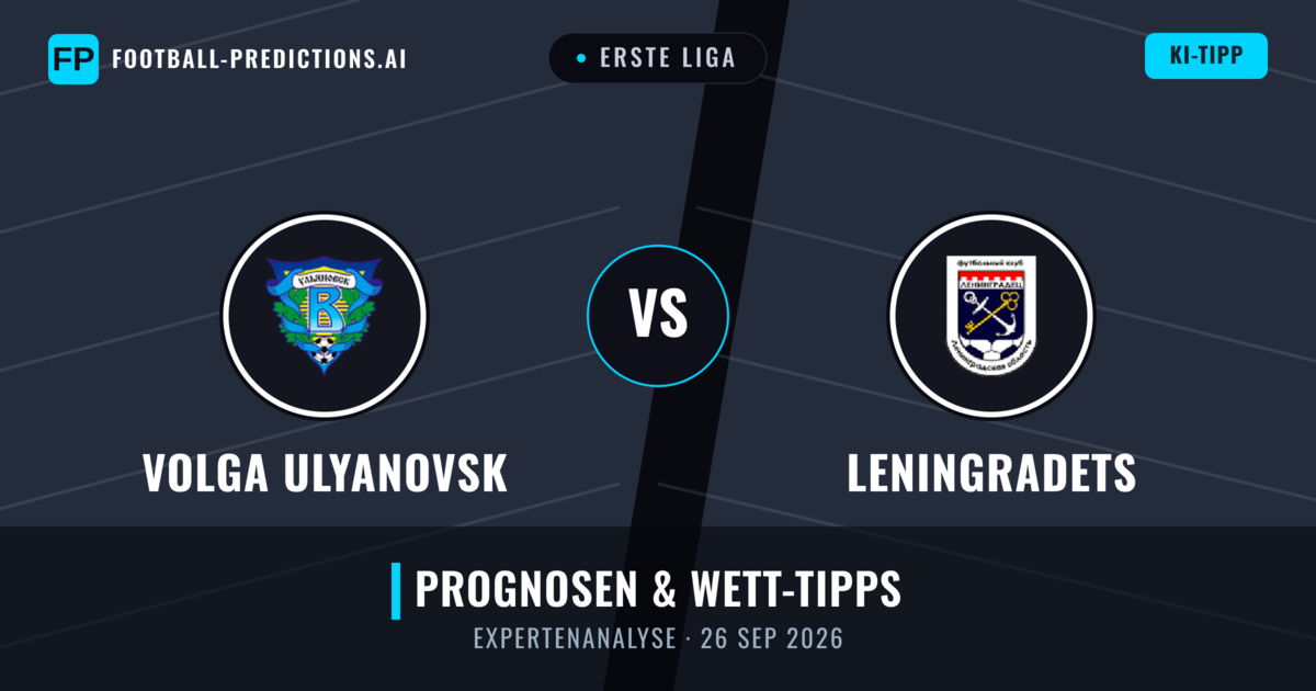 Volga Ulyanovsk vs Leningradets — Prognose und Spielvorschau