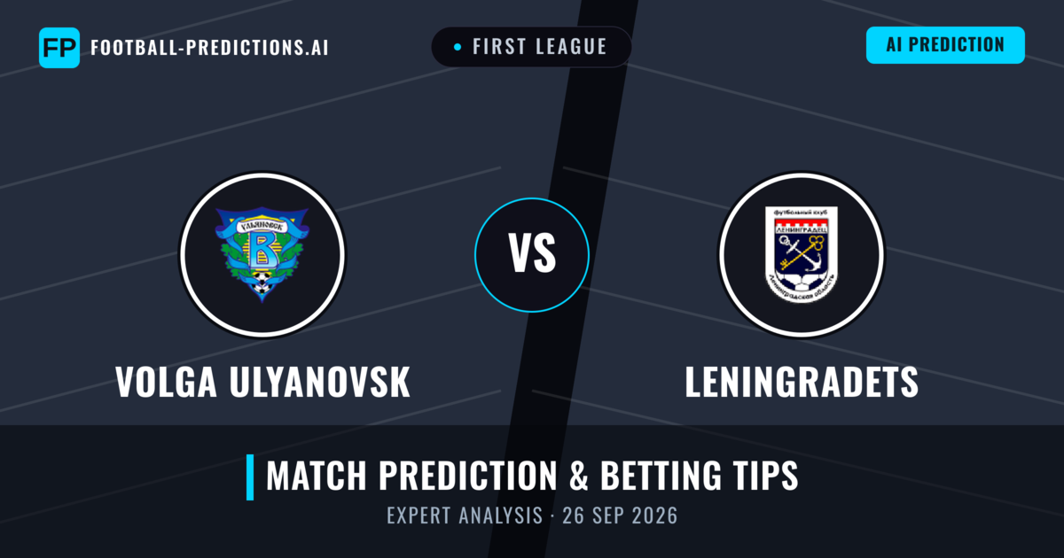 Volga Ulyanovsk vs Leningradets — match prediction & preview