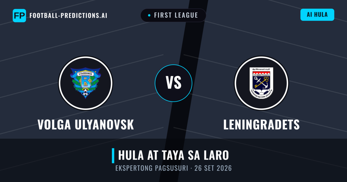 Volga Ulyanovsk vs Leningradets — hula at preview ng laban