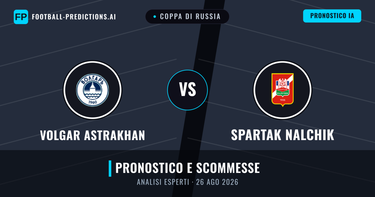 Volgar Astrakhan vs Spartak Nalchik — pronostico e anteprima del match