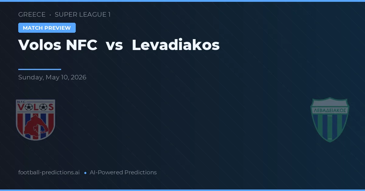 Volos NFC vs Levadiakos — hula at preview ng laban