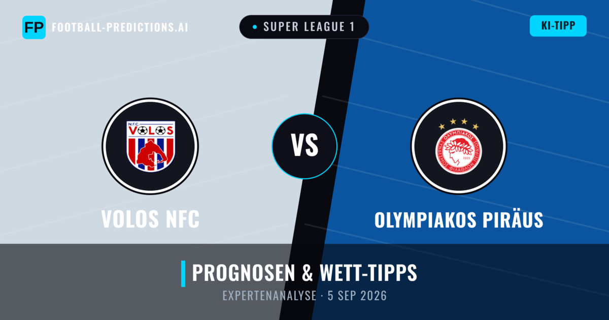 Volos NFC vs Olympiakos Piräus — Prognose und Spielvorschau