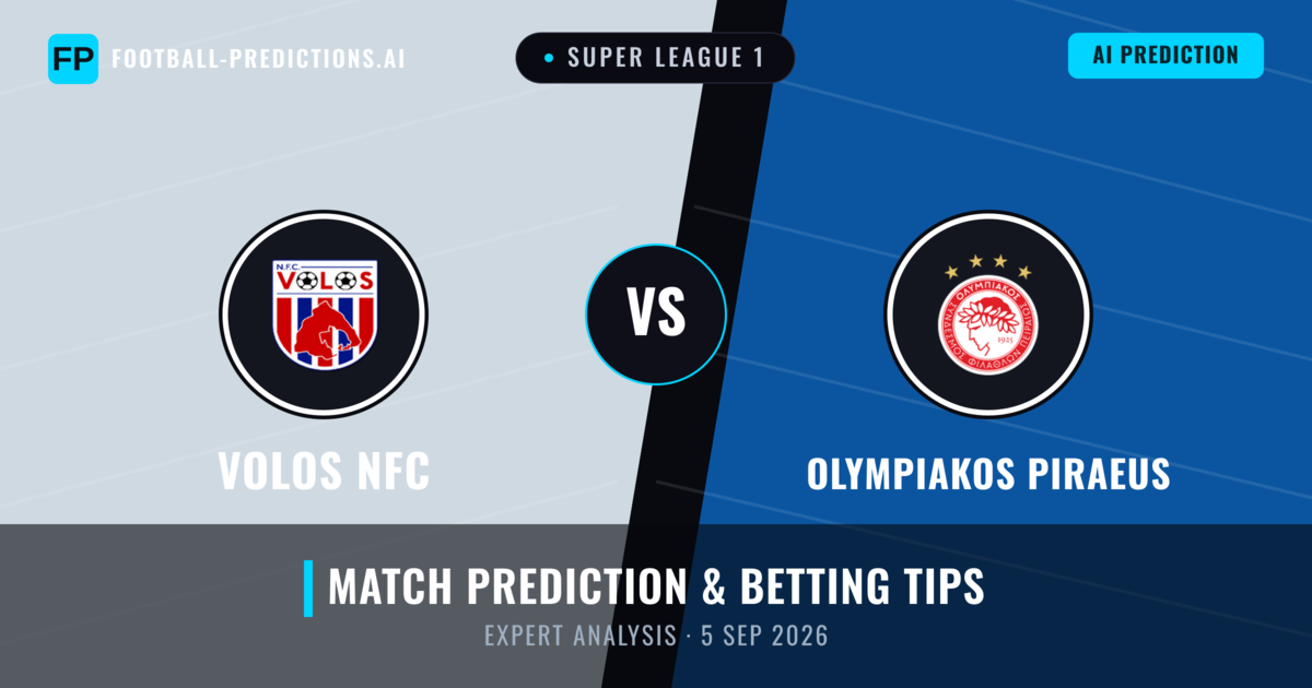 Volos NFC vs Olympiakos Piraeus — match prediction & preview