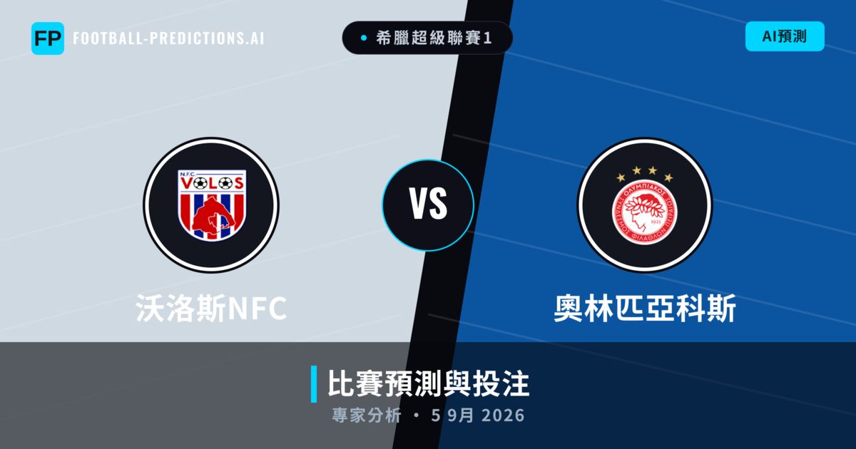 沃洛斯NFC vs 奧林匹亞科斯 — 比赛预测和前瞻