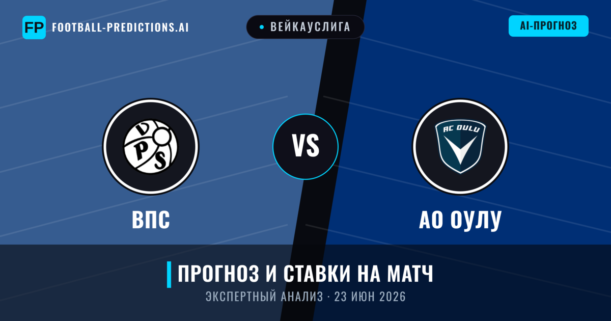 ВПС – АО Оулу — прогноз и превью матча