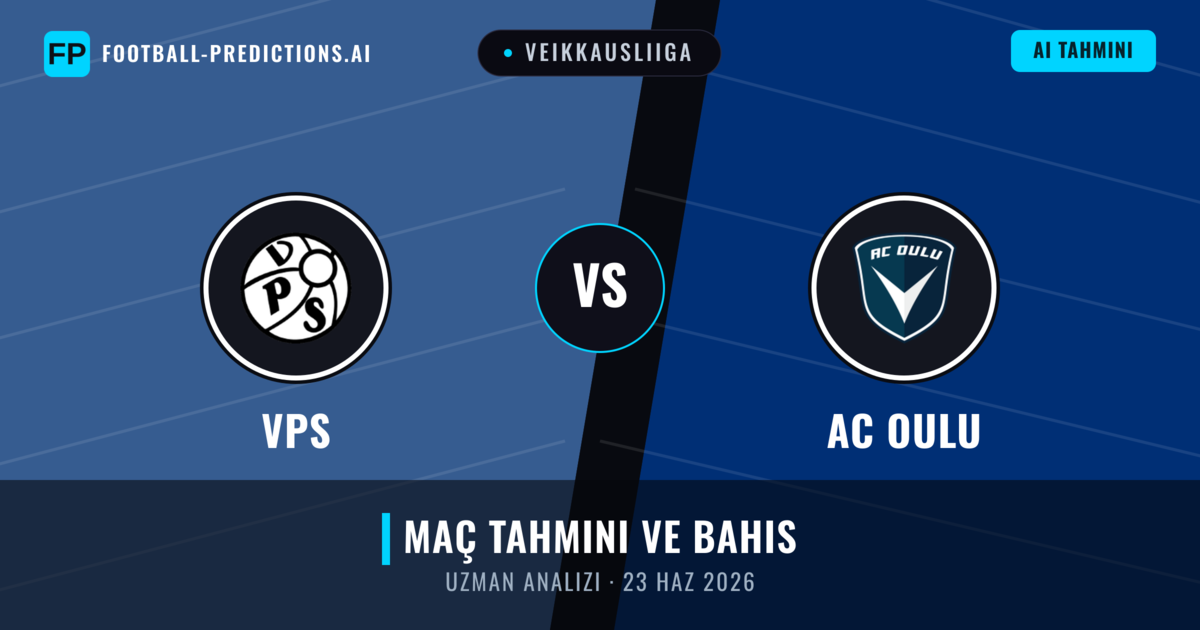 VPS - AC Oulu — maç tahmini ve önizleme