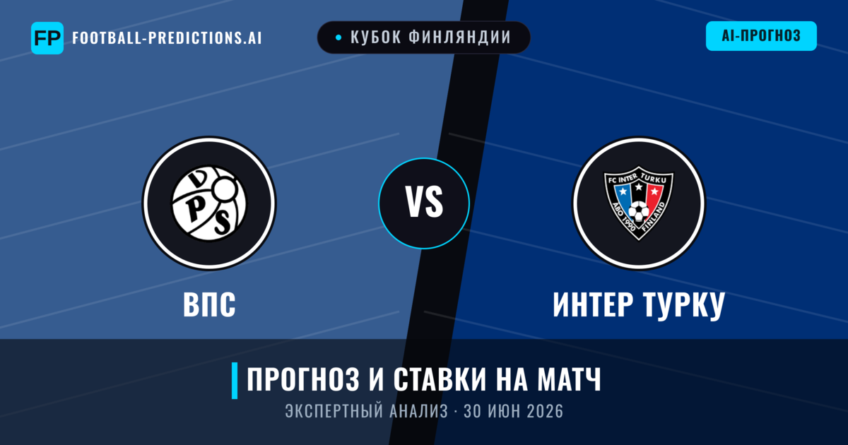 ВПС – Интер Турку — прогноз и превью матча