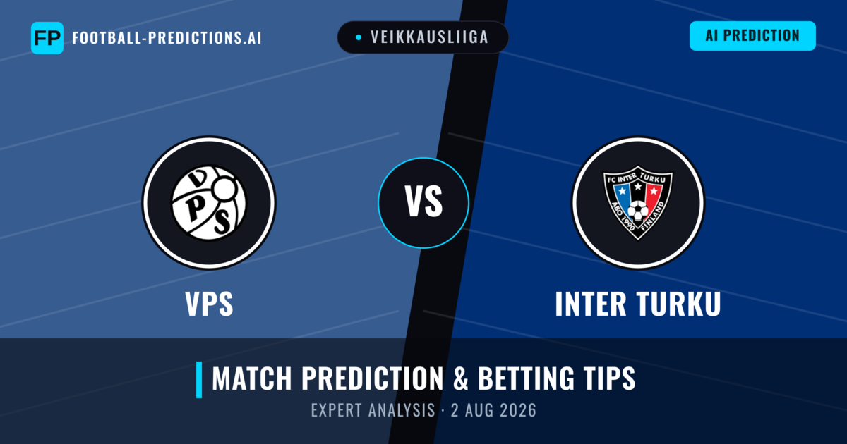 VPS vs Inter Turku — match prediction & preview