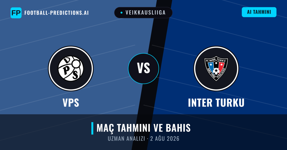 VPS - Inter Turku — maç tahmini ve önizleme