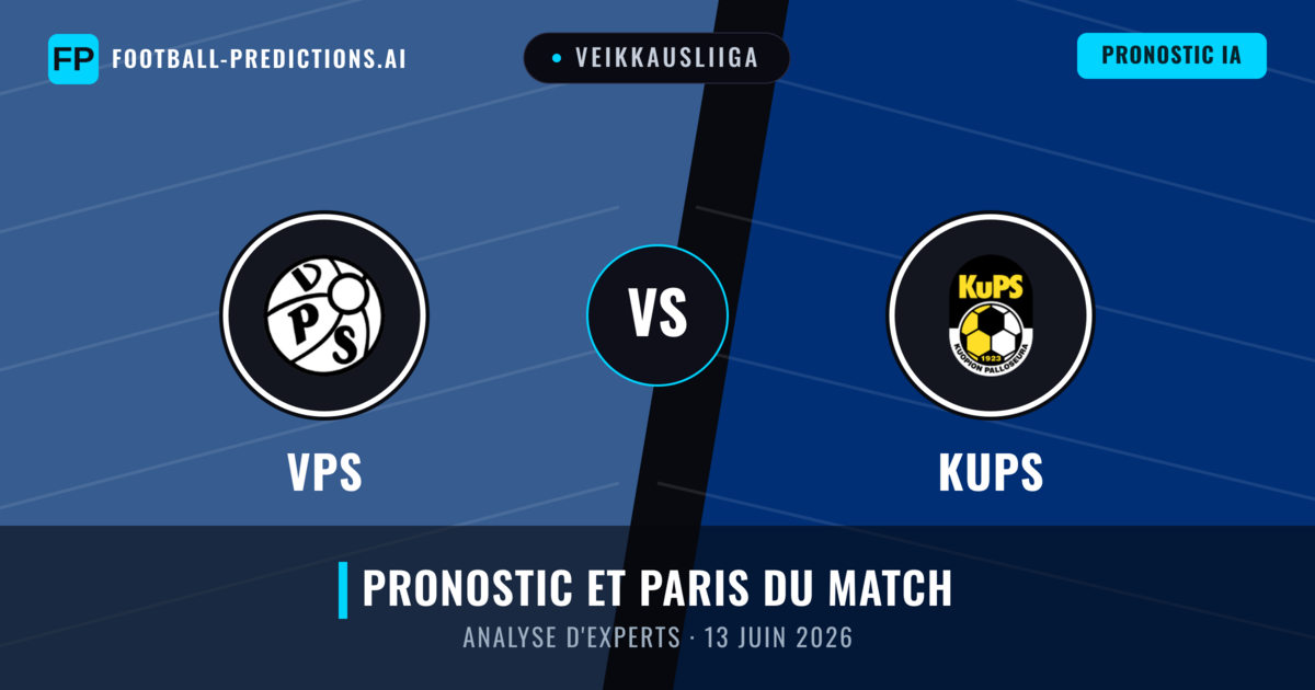 VPS vs KuPS — pronostic et avant-match