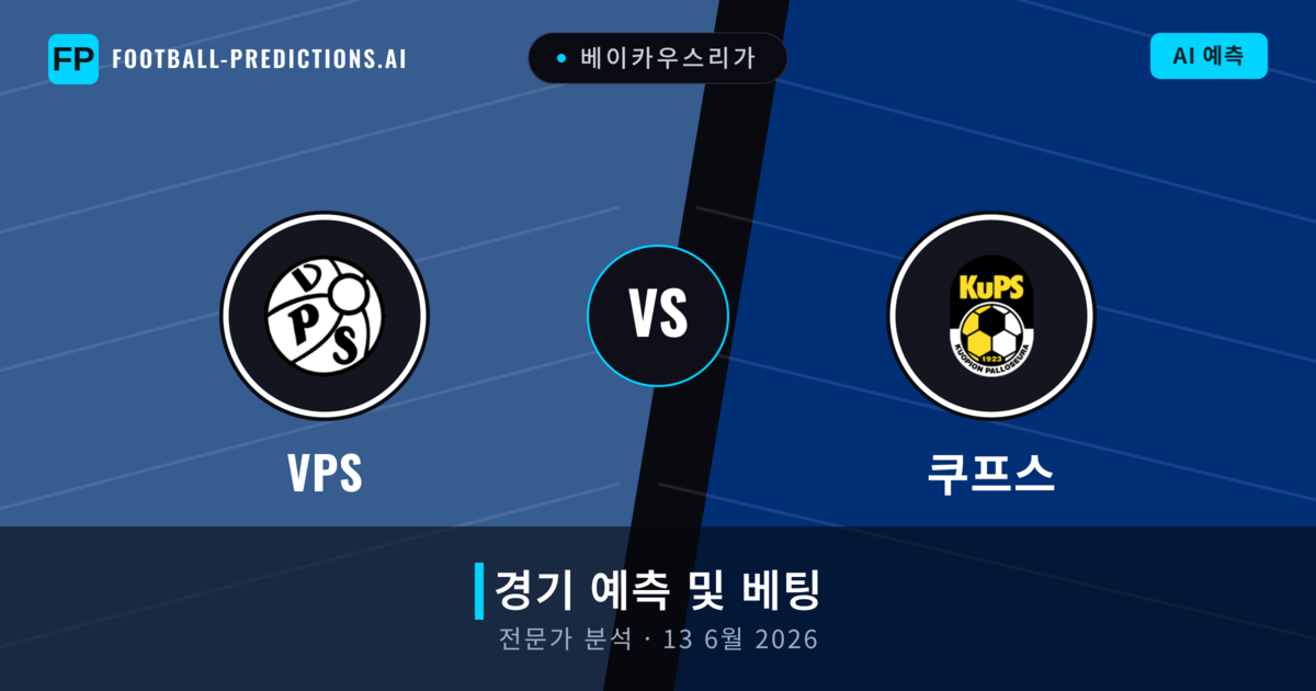 VPS 대 쿠프스 — 경기 예측 및 프리뷰