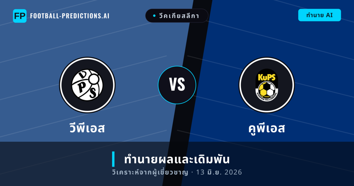วีพีเอส พบ คูพีเอส — ทำนายผลและพรีวิวการแข่งขัน
