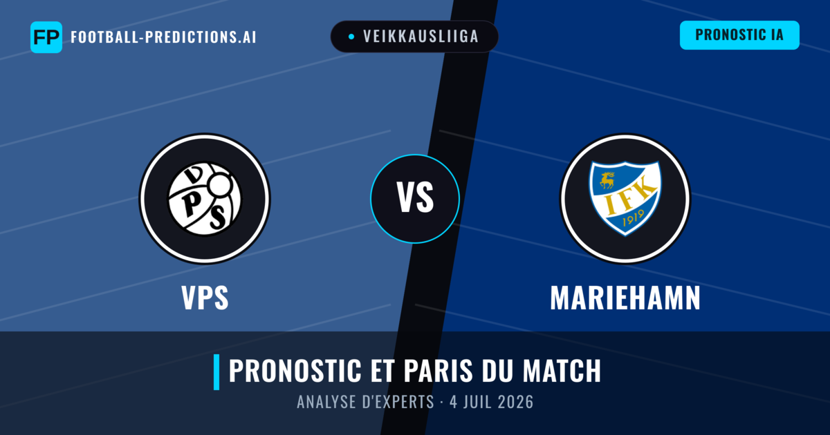 VPS vs Mariehamn — pronostic et avant-match