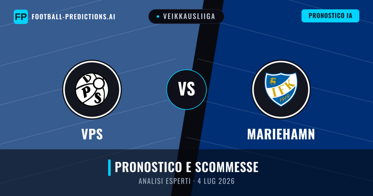 VPS vs Mariehamn — pronostico e anteprima del match