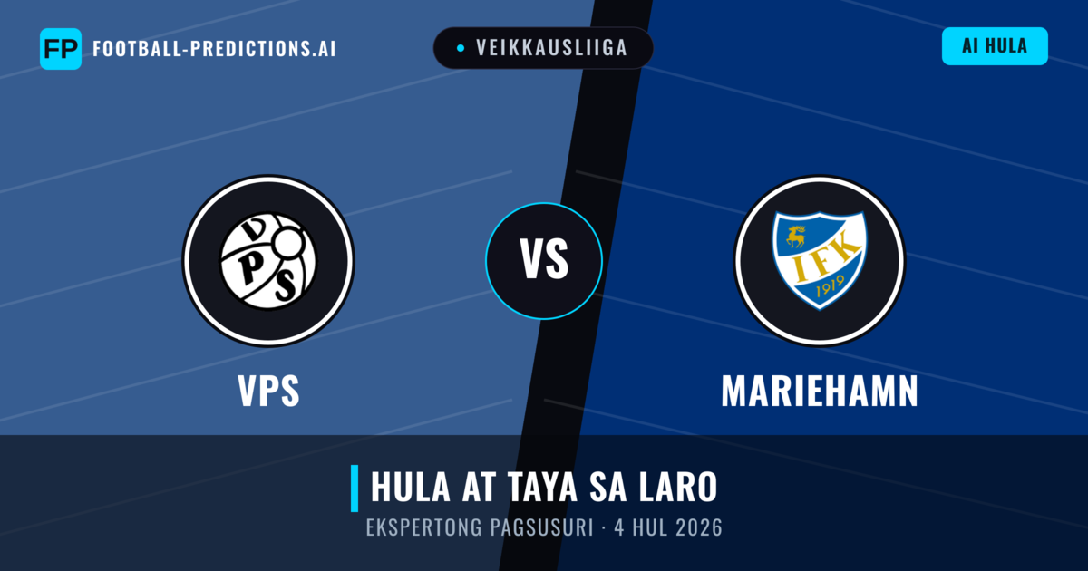 VPS vs Mariehamn — hula at preview ng laban