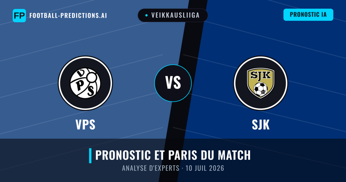 VPS vs SJK — pronostic et avant-match