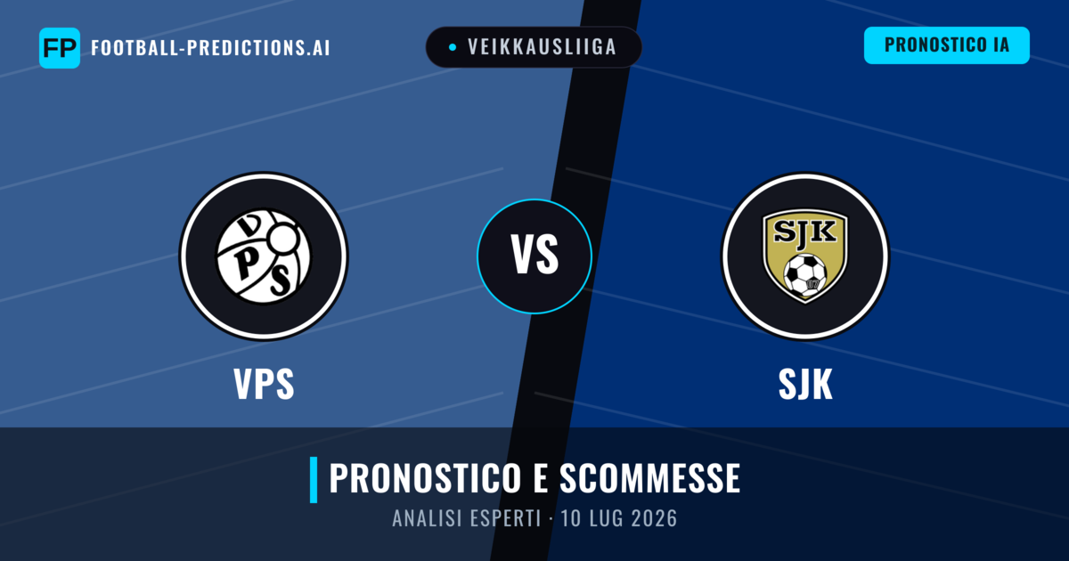 VPS vs SJK — pronostico e anteprima del match