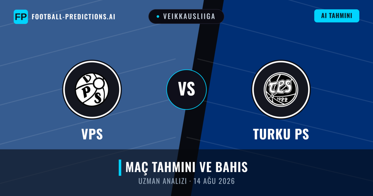 VPS - Turku PS — maç tahmini ve önizleme