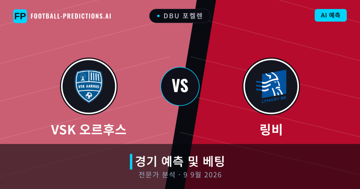 VSK 오르후스 대 링비 — 경기 예측 및 프리뷰